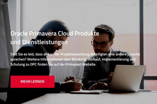 DE - Oracle Primavera Cloud Products & Services 